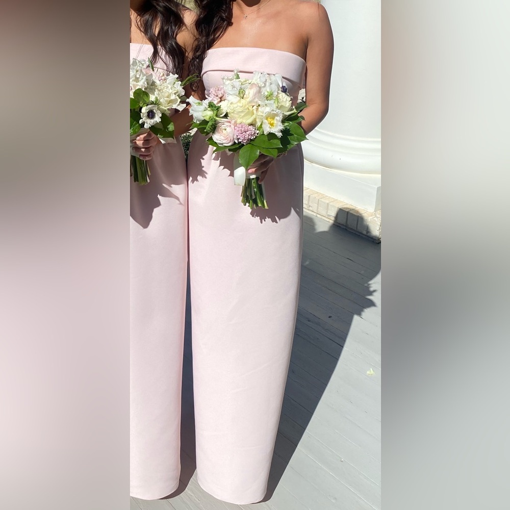 PINK AMSALE BRIDESMAID DRESS!!